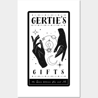 Gertie’s Gifts Tarot Card | Black Design | The Space Between You and Me | Ashley B. Davis Posters and Art